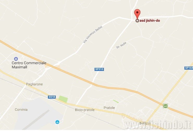 Come raggiungerci - A.S.D. JISHINDO
